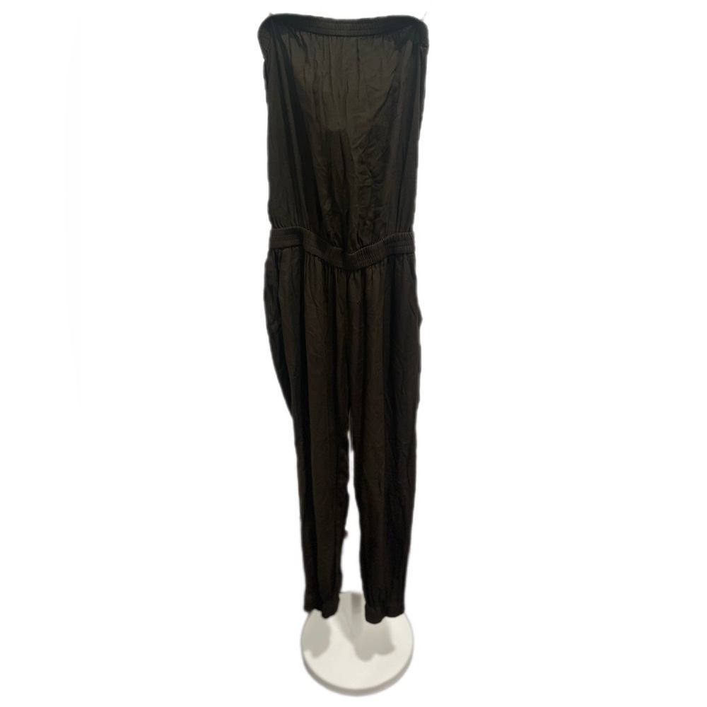 Aritzia Talula XS green Rayon Tabata Strapless Jumpsuit